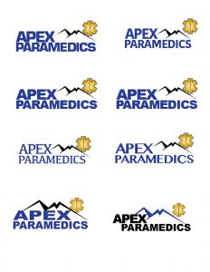 Apex Paramedics logo concepts image
