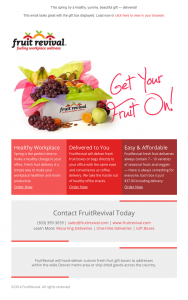 Fruit Revival Get Your Fruit On email image