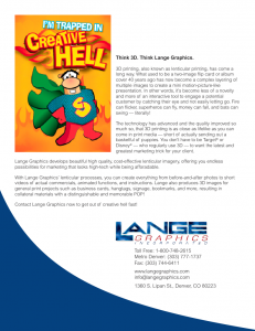 Lange Graphics' Trapped in Creative Hell insert image