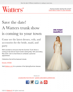Watters Save the Date email image